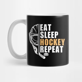 Eat Sleep Hockey Repeat Mug